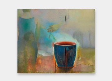 Lu Junyi
*After Hortensia*, 2025
Oil, acrylic on canvas
100 × 120 - © Paris Internationale