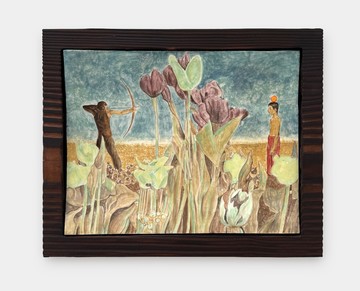 Søren Arildsen
Bullseye, 2025
Coloured Porcelain, wood frame
43.5 x 35 x 5 cm with frame - © Paris Internationale