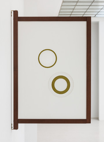 Camila Sposati, Collision, 2025
paper cutouts, gouache, 101,2 x 66 cm (framed)
courtesy the artist and Lombardi-Kargl - © photo: kunst-dokumenation.com
copyright: Lombardi-Kargl, Paris Internationale