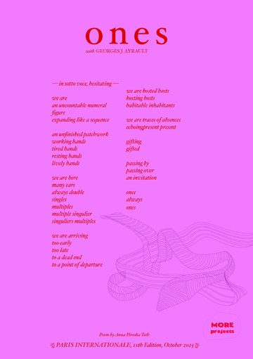 MORE Projects - © Paris Internationale