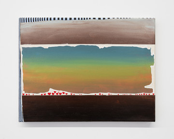 Elise Corpataux
But you're always really new, 2024
Oil and acrylic on canvas
30 x 40 cm - © Courtesy the artist and suns.works, Zurich, Paris Internationale