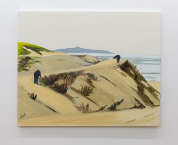 Natsuko Kiura, Sea, 2025, oil on canvas, 72.7x 91 cm, Courtesy The Breeder - © the artist, Paris Internationale