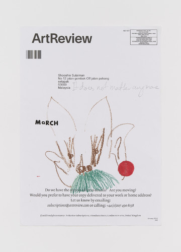 Art Review Series: It Does not Matter Anymore # March - © Paris Internationale