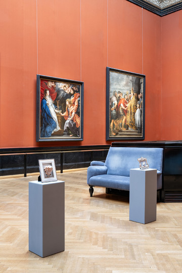 Hélène Fauquet, Particolare, installation view, Kunsthistorisches Museum, Vienna, 2025
Courtesy the artist and Kunsthistorisches Museum - © Photo &copy; Simon Veres, Paris Internationale