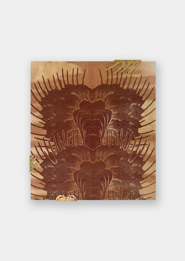 Naga 6, 2025

Soil on cotton, brass accent
60.5 x 54.7 x 2.5 cm
23 7/8 x 21 1/2 x 1 in - © Paris Internationale