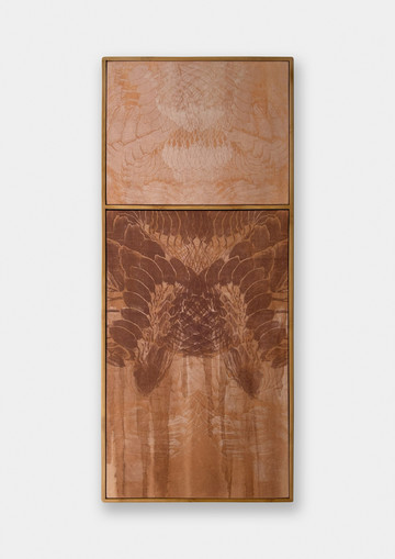 Biolateral 3, 2025

Soil on cotton, bamboo frame
125 x 54 x 4.6 cm
49 1/4 x 21 1/4 x 1 3/4 in - © Paris Internationale