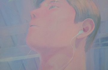 Ibuki Inoue
*Flash*, 2024
Oil on canvas
160,2 × 130 cm - © Courtesy the Artist and Ciaccia Levi, Paris/Milan, Paris Internationale