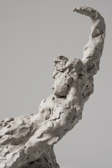 Nicole Wermers, Fainter on posh crisps (Himalayan Salt, Berwick Longhorn Beef) (detail), 2025 Reinforced airdry clay, armature, crisp bags, cotton wool, 43 × 49 × 61 cm - © Paris Internationale