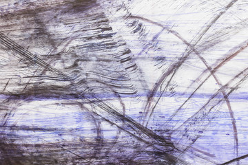 Maria VMier, Conditions and Variables Tisch Tisch Bedingungen des Arbeitens Im Gehen [cut] (detail), 2024-26, Ink, pigment, acrylic, micaceous iron oxide, and vinyl on paper, 230 × 925 cm - © Paris Internationale