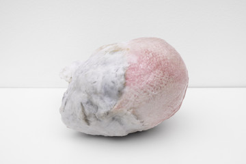 Ambra Castagnetti Snake in my throat, 2025 Paraffin, ceramic  20 × 25 × 24 cm - © Courtesy Ambra Castagnetti and Francesca Minini. Photo Andrea Rossetti, Paris Internationale