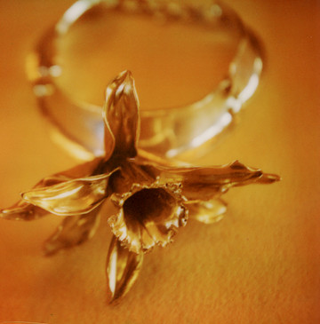 Gabrielle Greiss
'Narcisse' necklace in gilded and silver-plated bronze, edition of 8 - © Paris Internationale