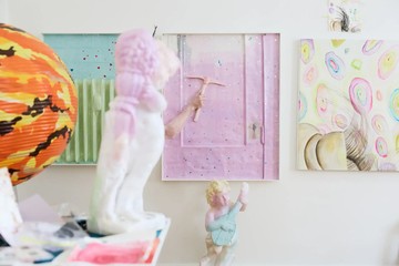 Studio view, Rebecca Ackroyd - © Paris Internationale