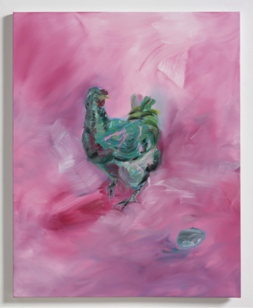 Suji, Luc Ming YAN, 2021. Oil on canvas, 100 × 80 cm - © Paris Internationale