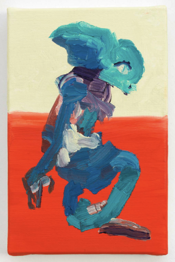 The Bad - © The Bad, Luc Ming YAN, 2025. Oil on canvas, 22 &times; 14 cm, Paris Internationale