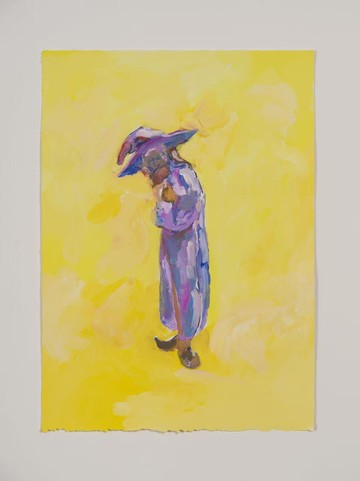 The Dreamer Magician, Luc Ming YAN, 2025. Gouache on paper, 55 × 39.8 cm - © Paris Internationale