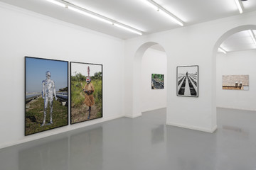 Kiluanji Kia Henda, There are days that I leave my heart at home... (Selected works from 2006 - 2009), 2022. Exhibition view at Galleria Fonti, Naples - © Photo Amedeo Benestante. C,sy the Artist and Galleria Fonti, Naples, Paris Internationale