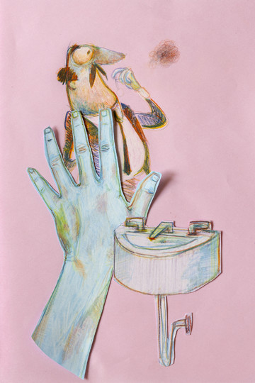 RM Marco Pezzotta, Untilted, 2025
Crayon on paper, 29,5 × 21,7 cm - © Paris Internationale