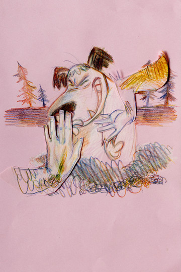 RM Marco Pezzotta, Untilted, 2025
Crayon on paper, 29,5 × 21,7 cm - © Paris Internationale