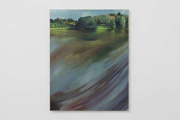 Camille Bernard, Déclins Diurnes (Seuil), oil on canvas, 90 x 70 cm - © Paris Internationale