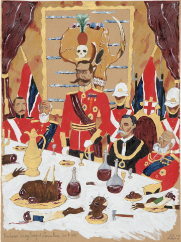 Kitchener's Victory Banquet - Mansion House, Nov. 4. 1898 - © Paris Internationale