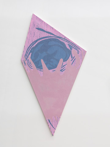 Bars and Eye, 2026
Oil on canvas
46.5 x 24.7 in.
118 x 62.7 cm - © Paris Internationale