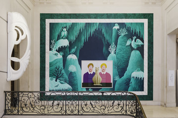 Nicolas Party and Sonia Kacem presented by Gregor Staiger, Zurich/Milan at Paris Internationale 2016. © Aurélien Mole - © &copy; Aur&eacute;lien Mole, Paris Internationale